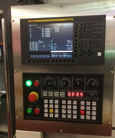 TRIUMPH HMT-500  Система ЧПУ  В базовой комплектации устанавливается обновлённая система ЧПУ FANUC 0i-MF (1) Plus,  LCD монитор 10,4 дюймов  В версии Plus расширен функционал:увеличена память с 512 Кб до 2 Мб;экран ручной привязки инструмента, для...